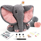 CozyCraft Crochet Elephant Kit