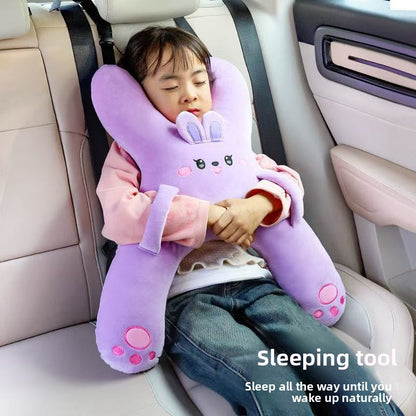 Cute Cartoon Car Headrest Pillow for Kids