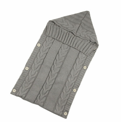 Infant Baby Tassel Hooded Sleeping Bag Sweater