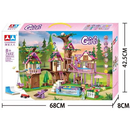 Enchanted Dream Castle Building Block Set (504–1050 Pieces)
