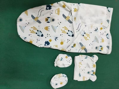 100% Cotton Newborn Cocoon Sleeping Bag – Soft, Safe & Versatile