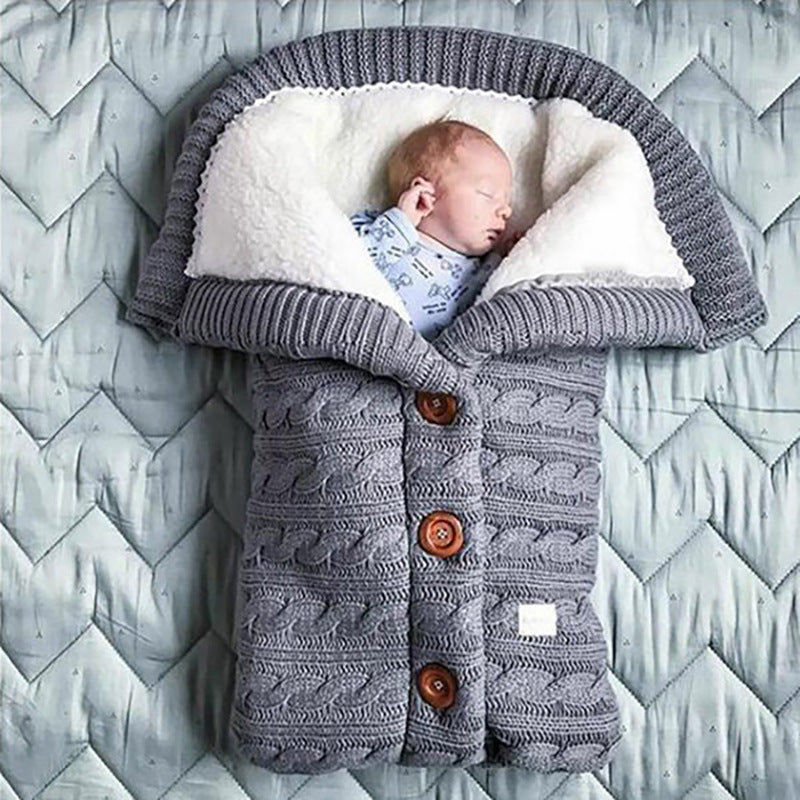 Cozy Cocoon Knit Baby Wrap