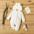 CuddleCub Hooded Knit Jumpsuit