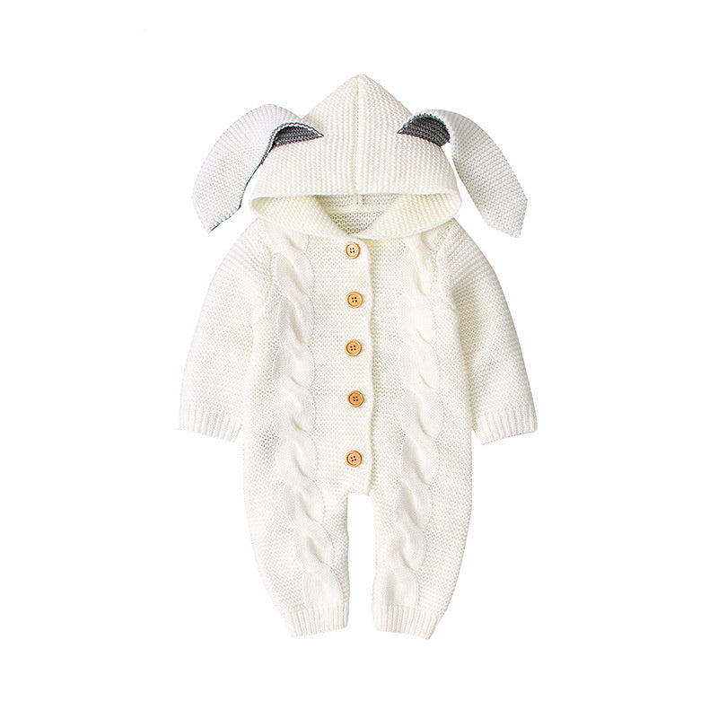 Little Cub Knit Romper