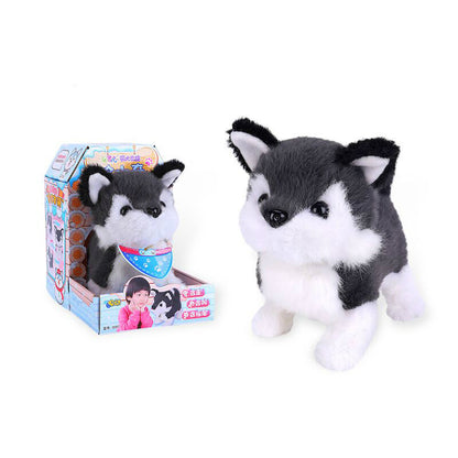 Electric pet plush dog