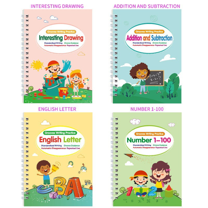 WriteWise Reusable Groove Copybook Set