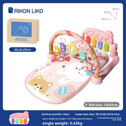 3-in-1 Baby Activity Play Gym & Kick Piano Mat