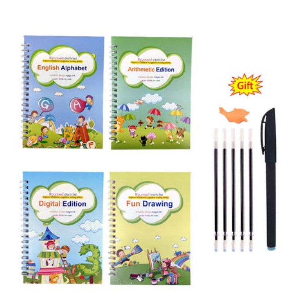 BrightMinds Magic Handwriting Practice Books