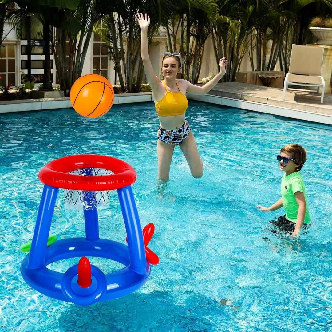 Inflatable Basketball Pool Game Set