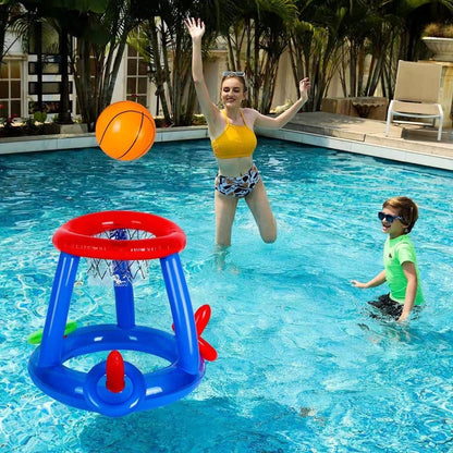 Inflatable Basketball Pool Game Set