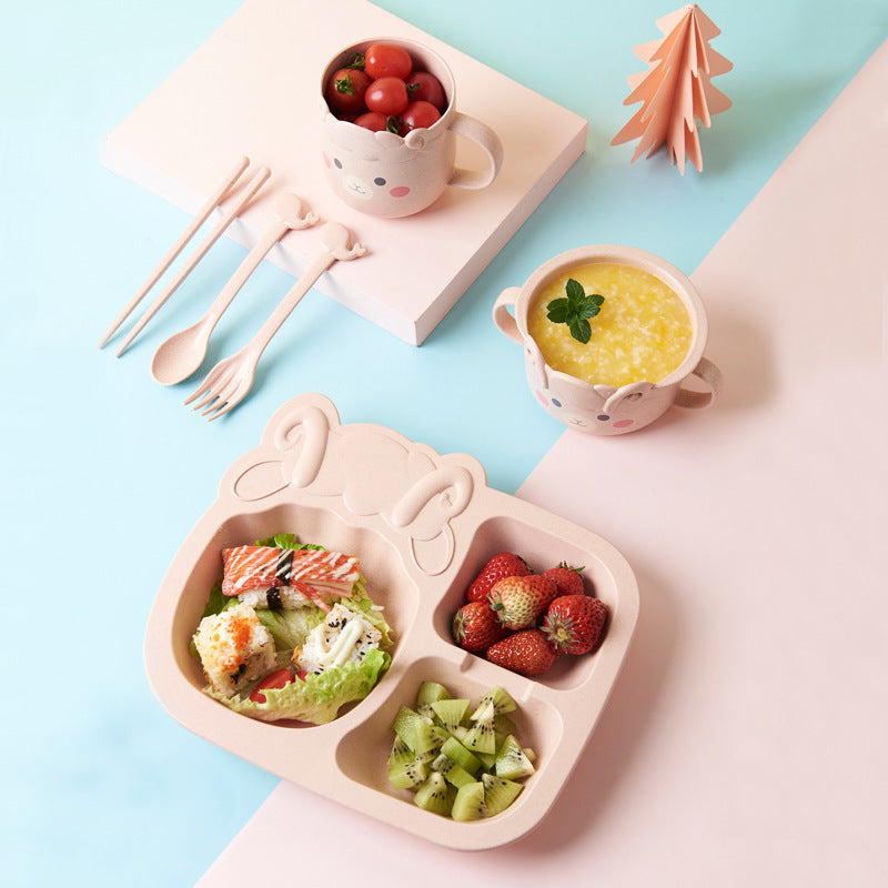 Cute Dinosaur Baby Dinnerware Set – Safe, Mess-Free Mealtimes for Toddlers