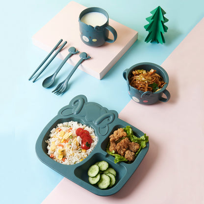 Cute Dinosaur Baby Dinnerware Set – Safe, Mess-Free Mealtimes for Toddlers