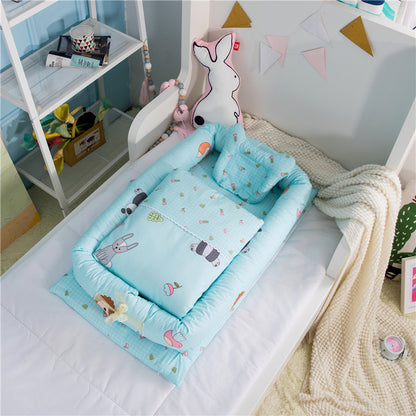 Crib Anti-pressure Newborn Foldable Portable Crib