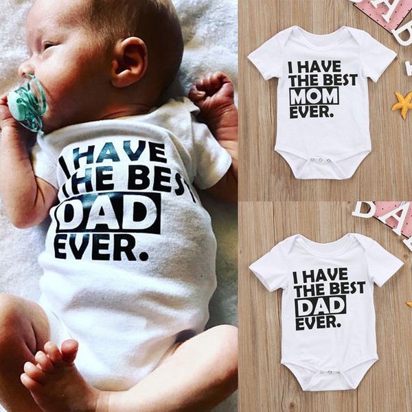 I Love Mommy & Daddy Cotton Baby Grow