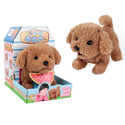 Electric pet plush dog