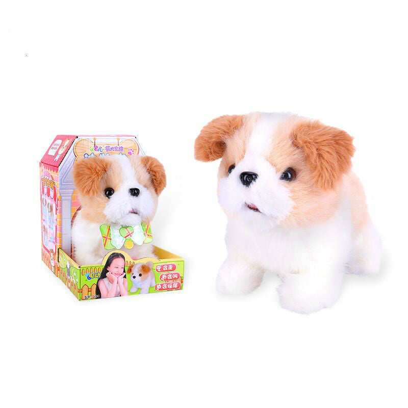 Electric pet plush dog