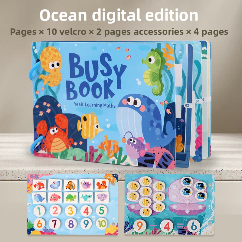 Reusable Alphabet & Number Busy Book