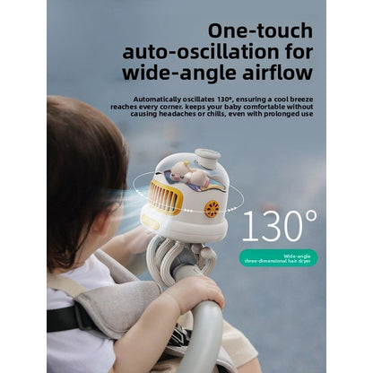 Bladeless BreezeGuard Baby Clip Fan