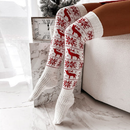 Winter Christmas Warm Knitted Women’s Stockings