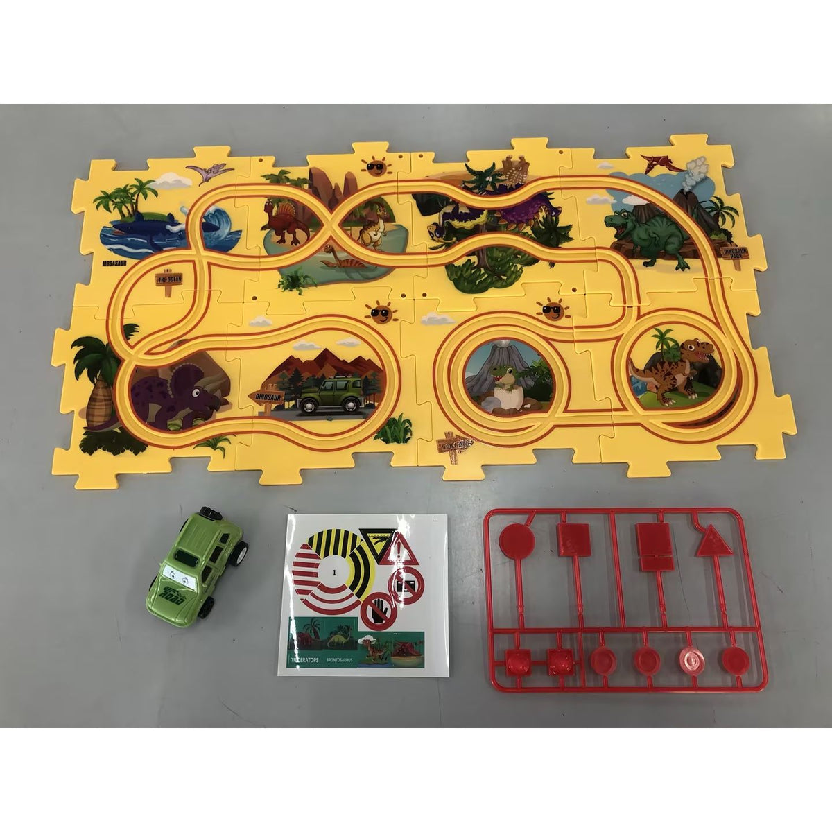 TrackTrek Electric Puzzle Rail Set