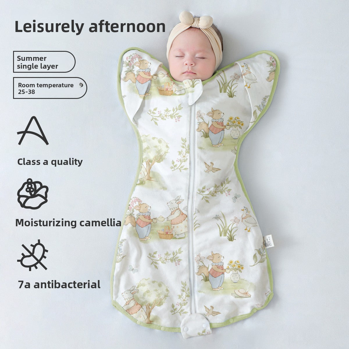SnuggleSleeve Anti‑Startle Baby Sleep Sack