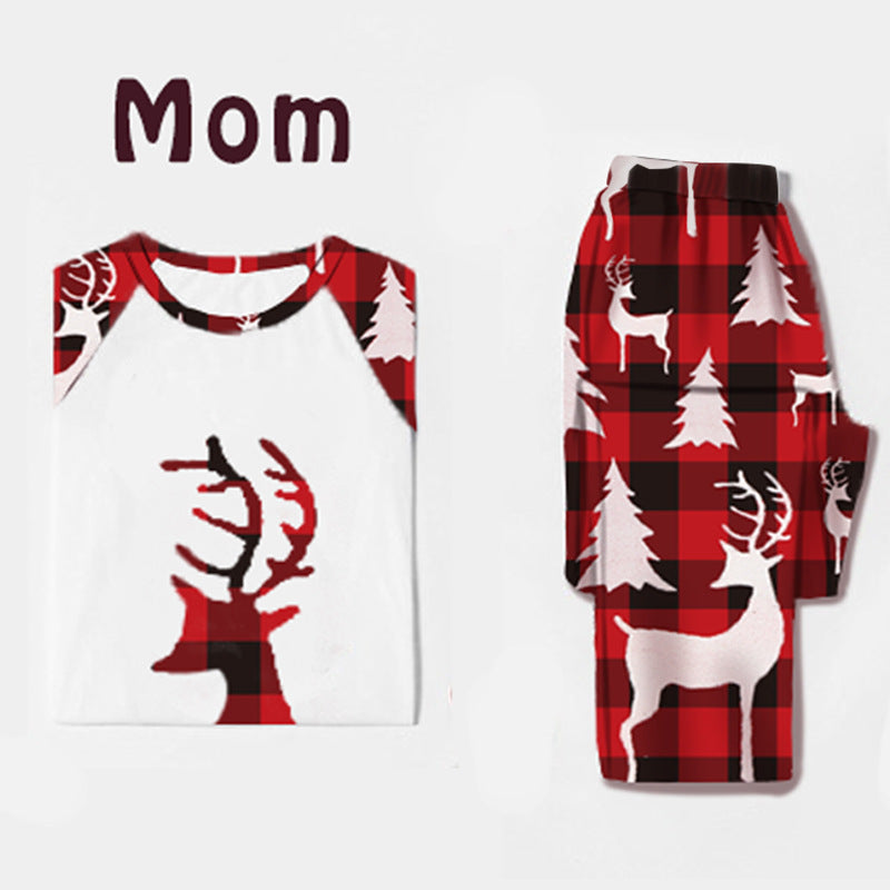 Holiday Harmony Deer Print Matching Sleepwear