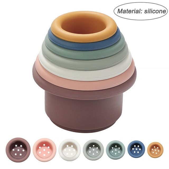 Stack & Sip Silicone Learning Set