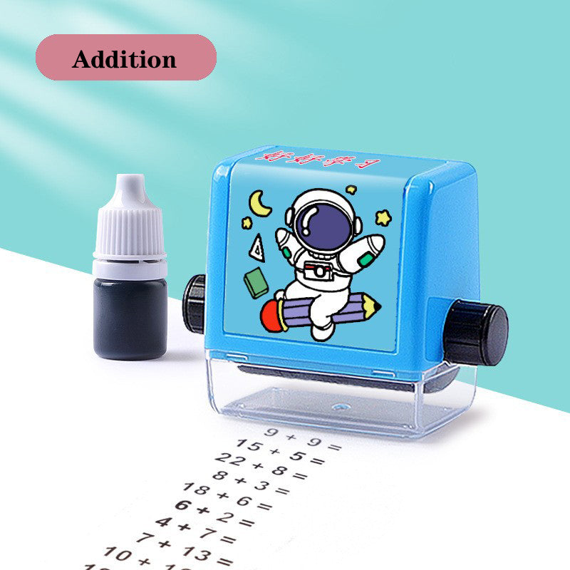 Roll & Learn Math Stamp Set