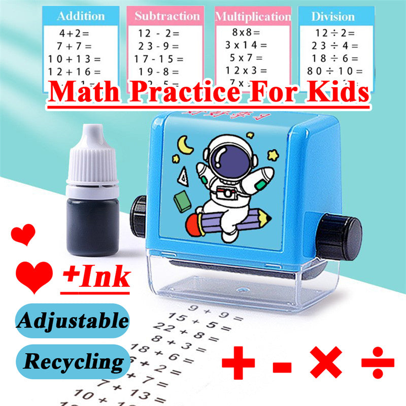 Roll & Learn Math Stamp Set