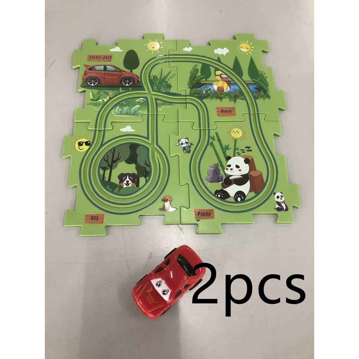 TrackTrek Electric Puzzle Rail Set