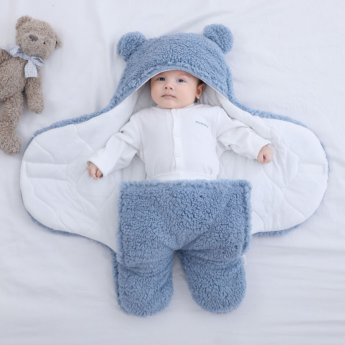 CloudHug Teddy Swaddle Sleep Sack