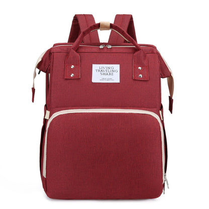 3-in-1 Foldable Baby Crib Backpack