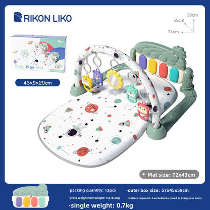 3-in-1 Baby Activity Play Gym & Kick Piano Mat