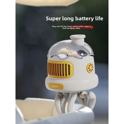 Bladeless BreezeGuard Baby Clip Fan