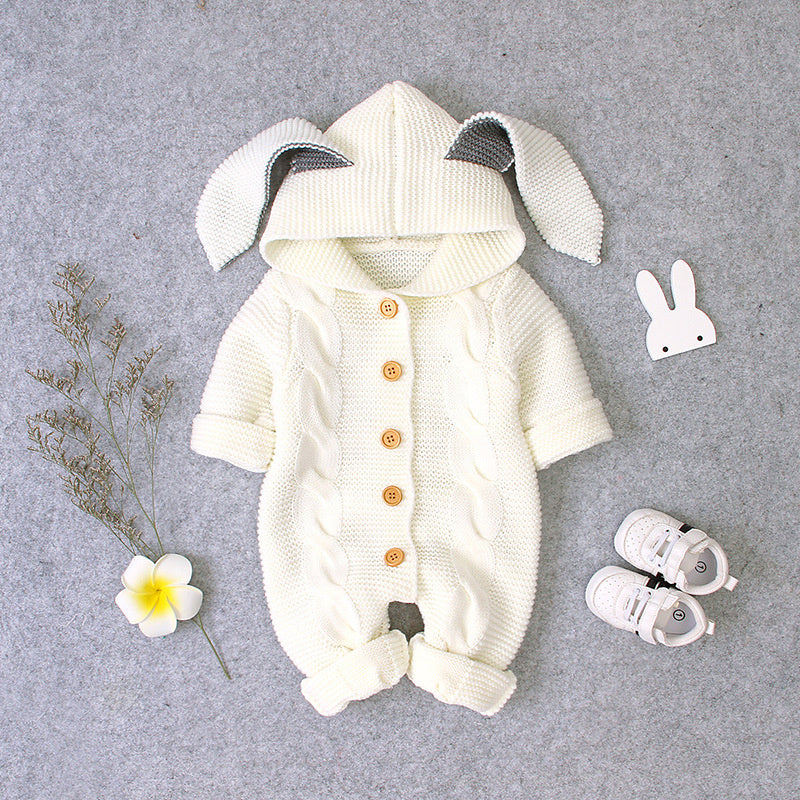 Little Cub Knit Romper