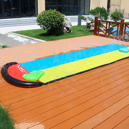 Inflatable Water Slide with Sprinkler & Surfboards