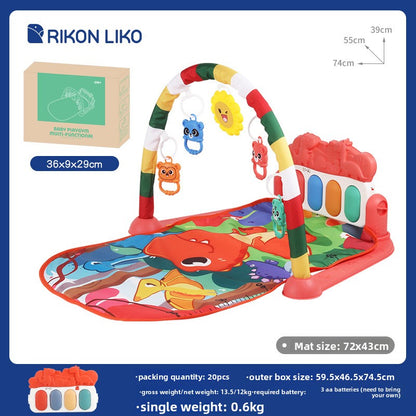 3-in-1 Baby Activity Play Gym & Kick Piano Mat