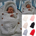 SnuggleNest Knitted Baby Swaddle