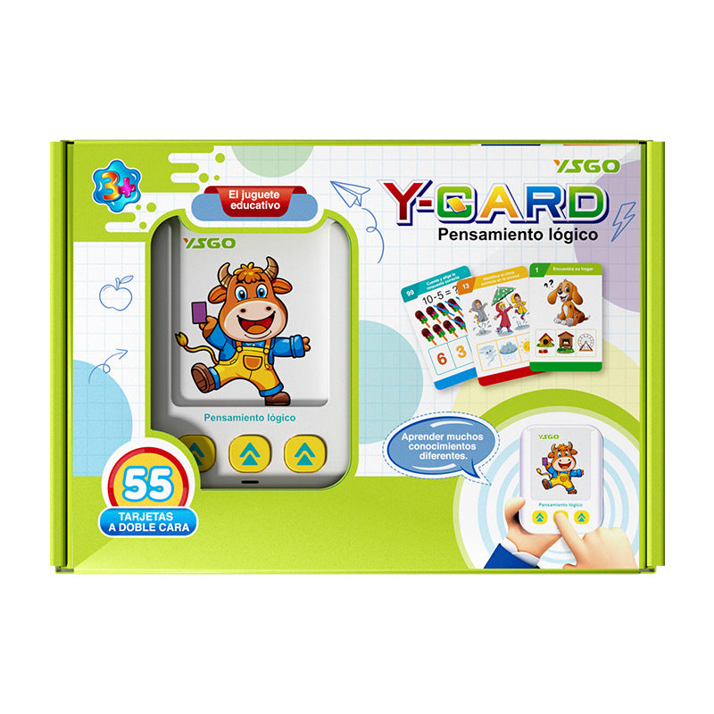 Talk & Learn Interactive Flash Card Reader | Montessori Learning Toy