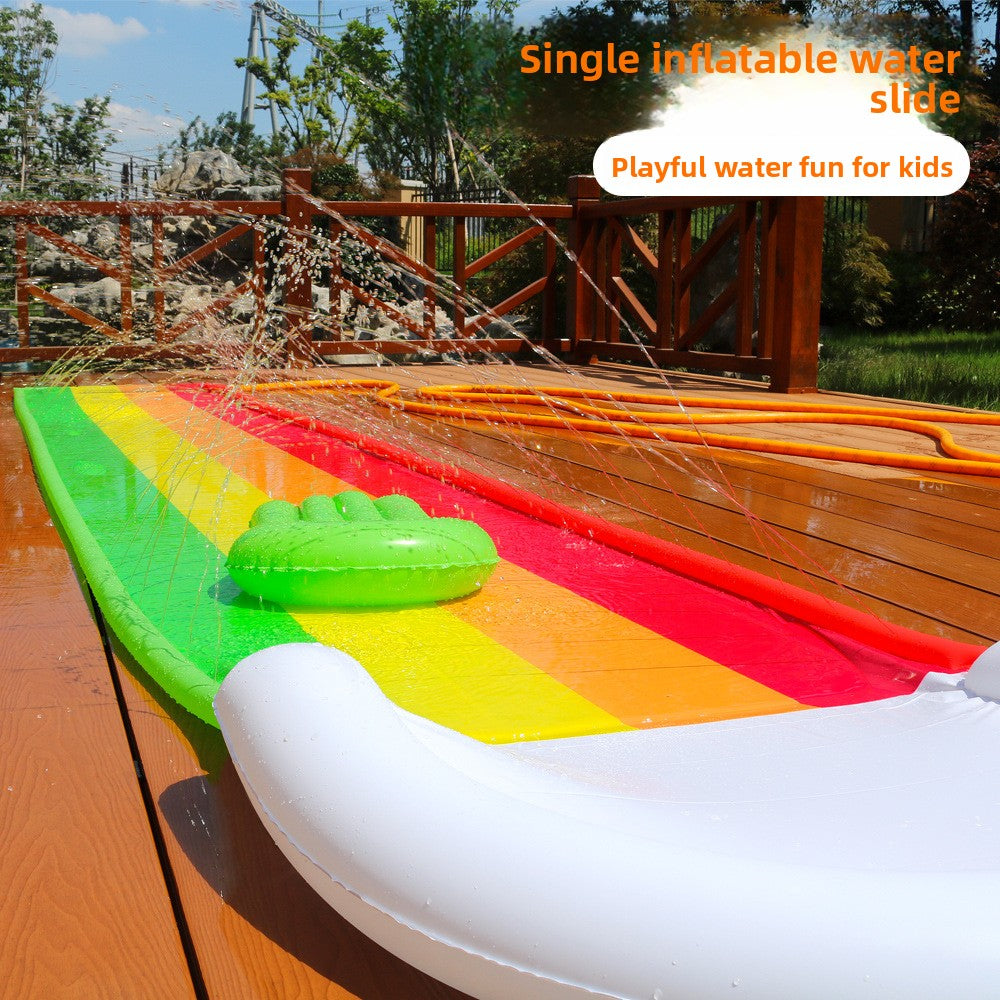 Inflatable Water Slide with Sprinkler & Surfboards