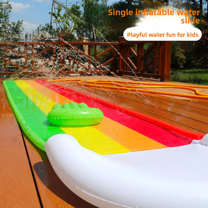 Inflatable Water Slide with Sprinkler & Surfboards