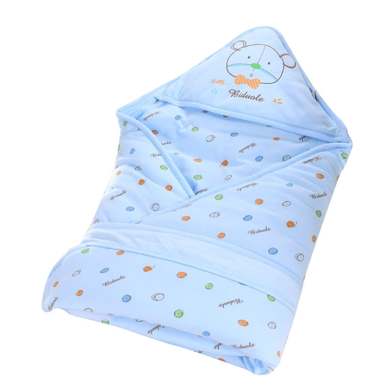 SnuggleNest Thick Cotton Baby Swaddle Quilt