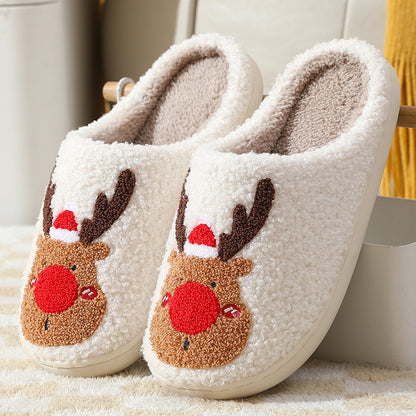 Christmas Plush Winter Home Slippers