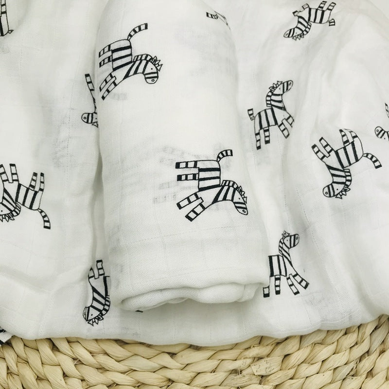 BambooHug Ultra-Soft Baby Muslin Swaddle Blanket