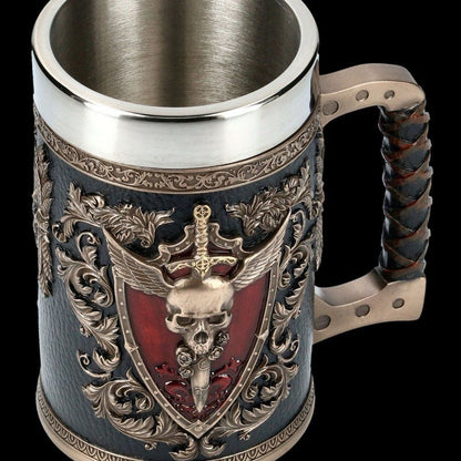 Legendary Warrior Steel Tankard (600ml)