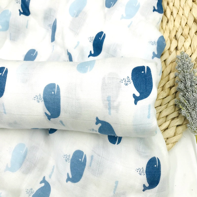 BambooHug Ultra-Soft Baby Muslin Swaddle Blanket