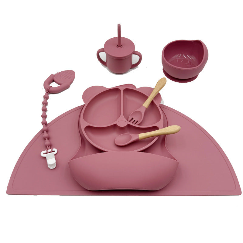 TinyFeast 10-Piece Silicone Baby Feeding Set