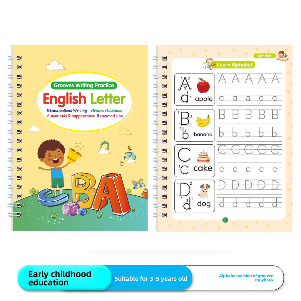WriteWise Reusable Groove Copybook Set