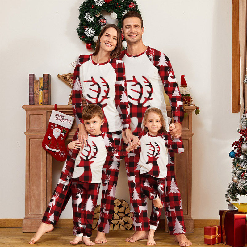 Holiday Harmony Deer Print Matching Sleepwear