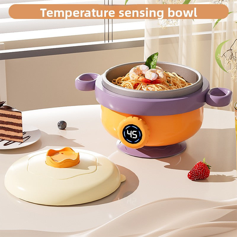 Insulated Baby Food Bowl with Temperature Display